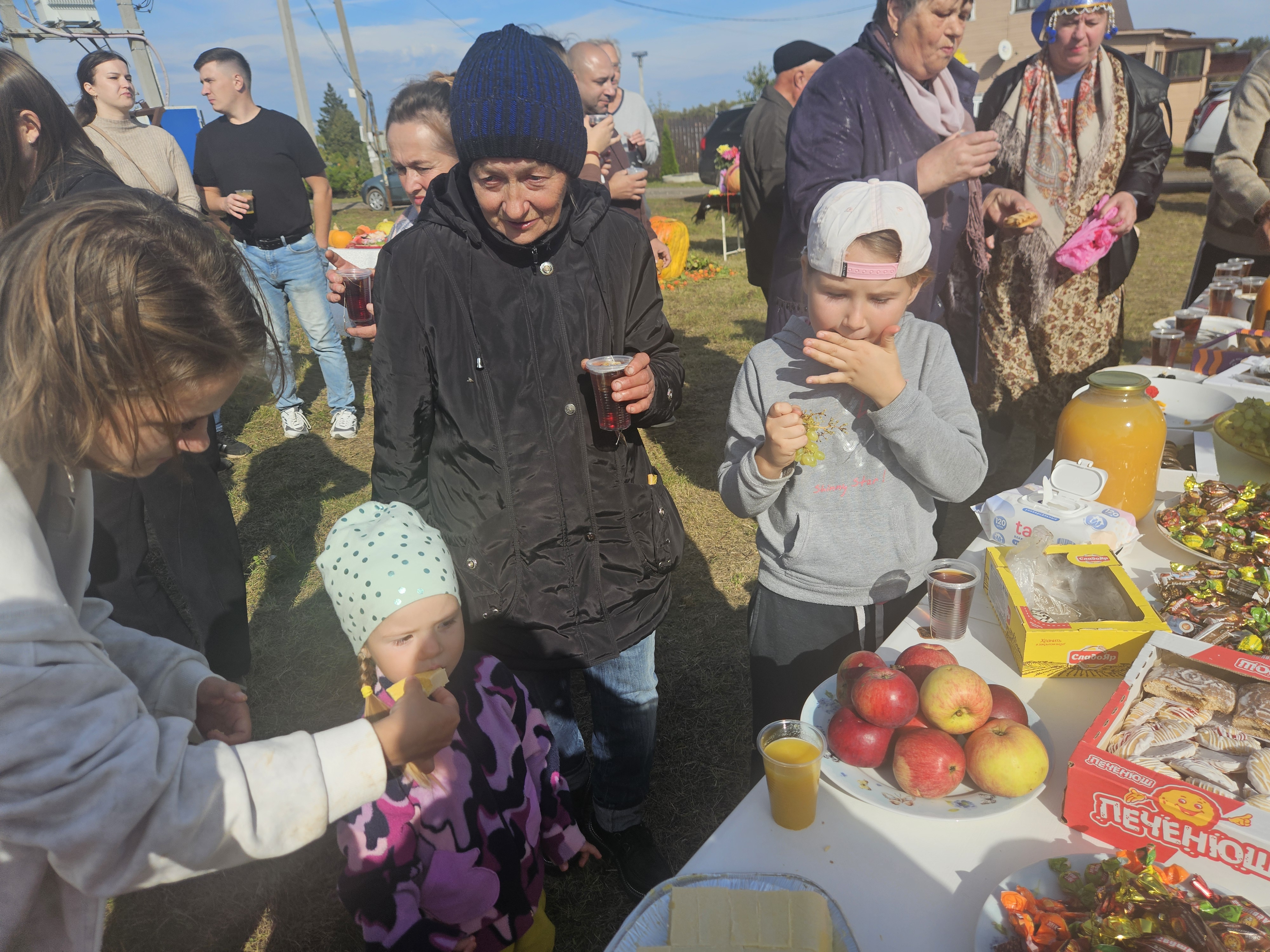 Чаепитие и дегустация блюд из тыквы после конкурса на самую большую тыкву. 27 сентября 2026 года